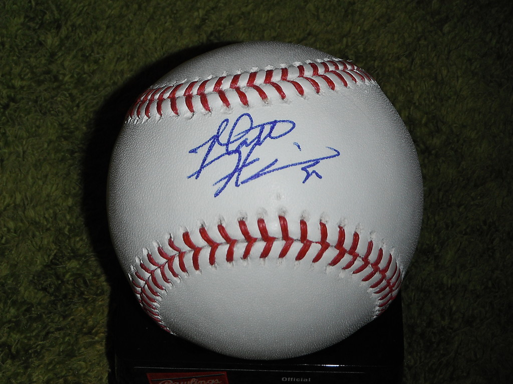 TEXAS RANGERS MATT HARRISON SIGNED OML BASEBALL 2012 ALL STAR Collectible Memorabilia