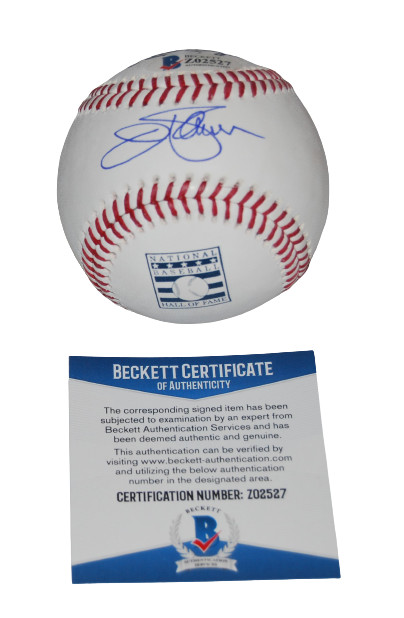 JIM PALMER signed (BALTIMORE ORIOLES) HOF MLB Logo baseball BECKETT BAS Z02527 Collectible Memorabilia