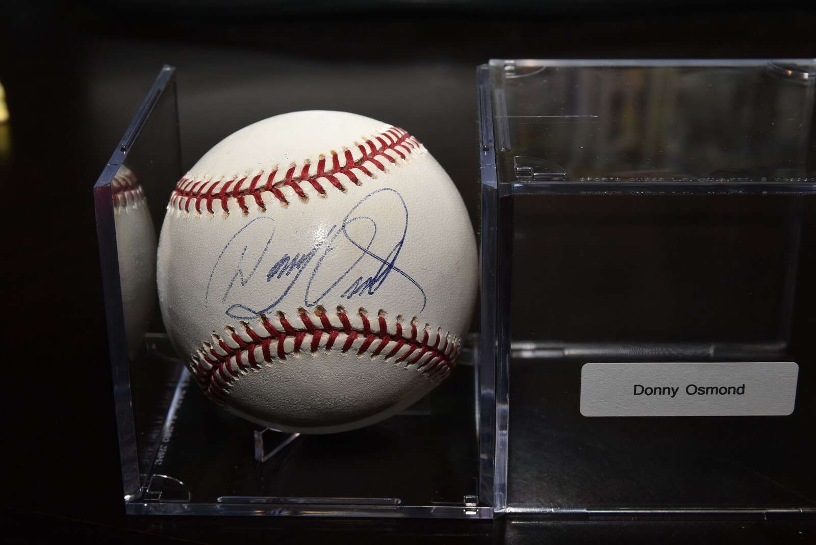DONNY OSMOND signed autographed RAWLINGS baseball Collectible Memorabilia