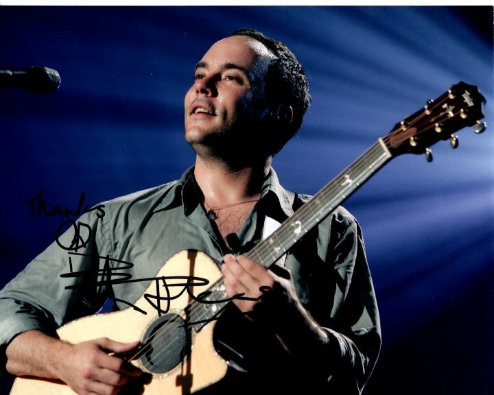 DAVE MATTHEWS signed autographed photo GREAT CONTENT Collectible Memorabilia