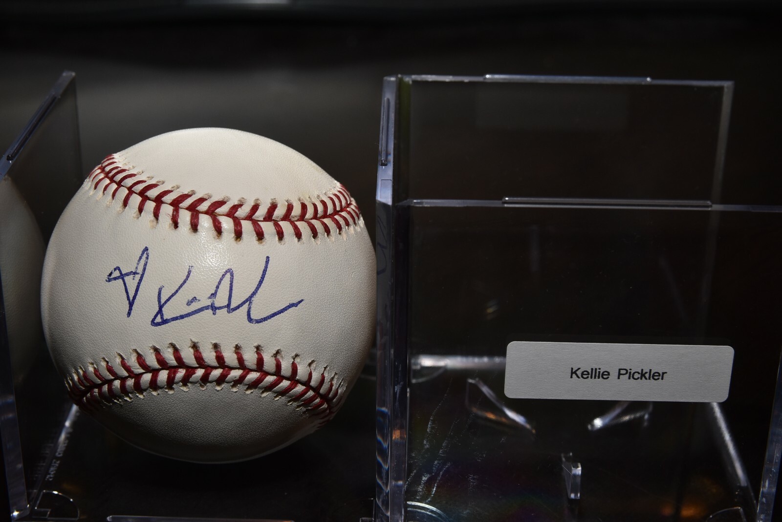 KELLIE PICKLER signed autographed RAWLINGS baseball Collectible Memorabilia