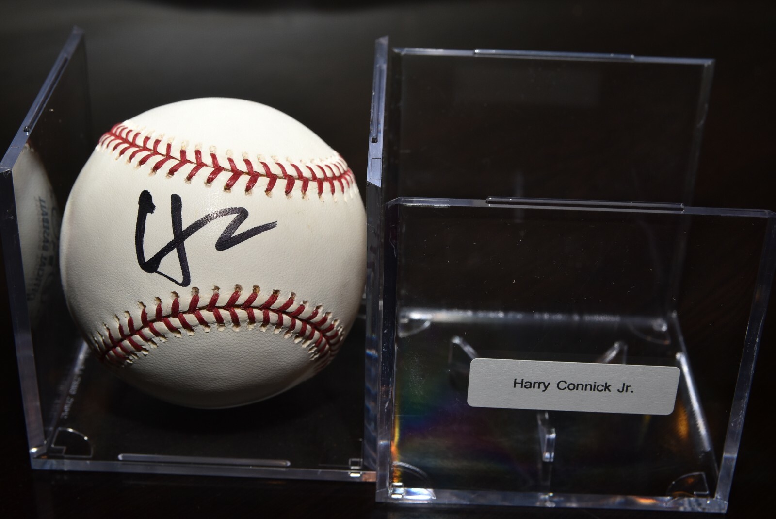 HARRY CONNICK JR. signed autographed RAWLINGS baseball Collectible Memorabilia