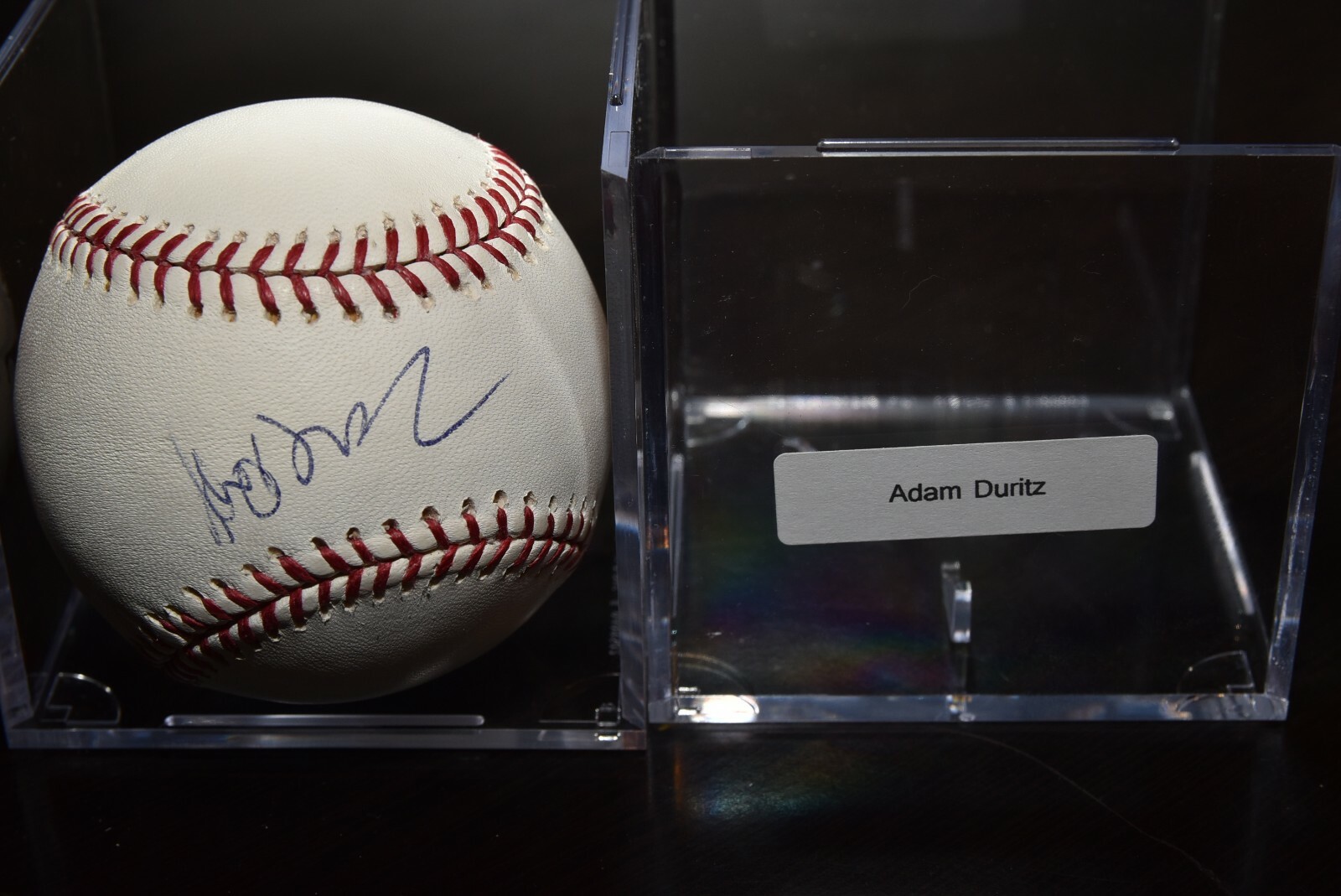 ADAM DURITZ SIGNED AUTOGRAPHED RAWLINGS BASEBALL COUNTING CROWS  COLLECTIBLE MEMORABILIA