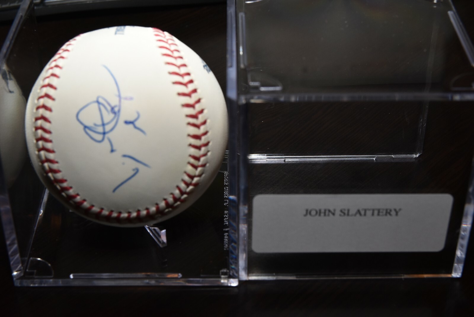 JOHN SLATTERY signed autographed RAWLINGS baseball Collectible Memorabilia