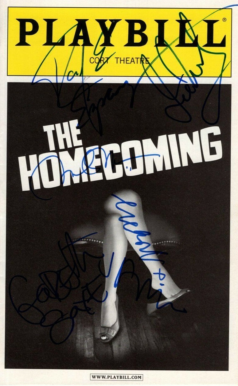 THE HOMECOMING signed autographed CAST playbill Collectible Memorabilia