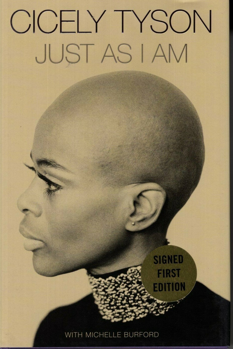 CICELY TYSON signed autographed 1st Edition BOOK Collectible Memorabilia