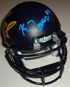 : Autographed John Sullivan Minnesota Vikings mini helmet- COA :  Sports & Outdoors