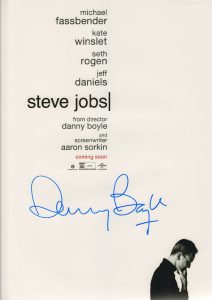 DANNY BOYLE SIGNED 12×18 POSTER PHOTO W/COA AUTHENTIC STEVE JOBS  COLLECTIBLE MEMORABILIA
