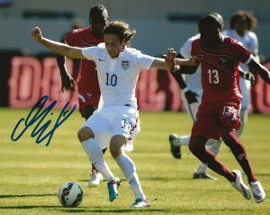 MIX DISKERUD SIGNED USA SOCCER 8×10 PHOTO AUTOGRAPHED 3  COLLECTIBLE MEMORABILIA