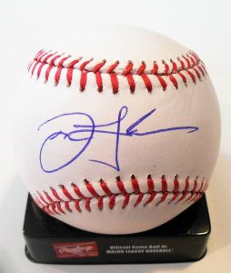 DREW JACKSON SIGNED OFFICIAL MAJOR LEAGUE BASEBALL W/COA SEATTLE MARINERS  COLLECTIBLE MEMORABILIA