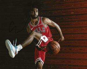 COBY WHITE SIGNED CHICAGO BULLS 8×10 PHOTO AUTOGRAPHED 2  COLLECTIBLE MEMORABILIA