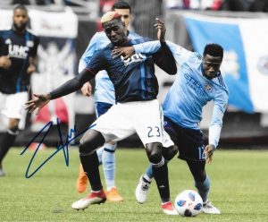 WILFRIED ZAHIBO SIGNED NEW ENGLAND REVOLUTION 8×10 PHOTO AUTOGRAPHED MLS  COLLECTIBLE MEMORABILIA