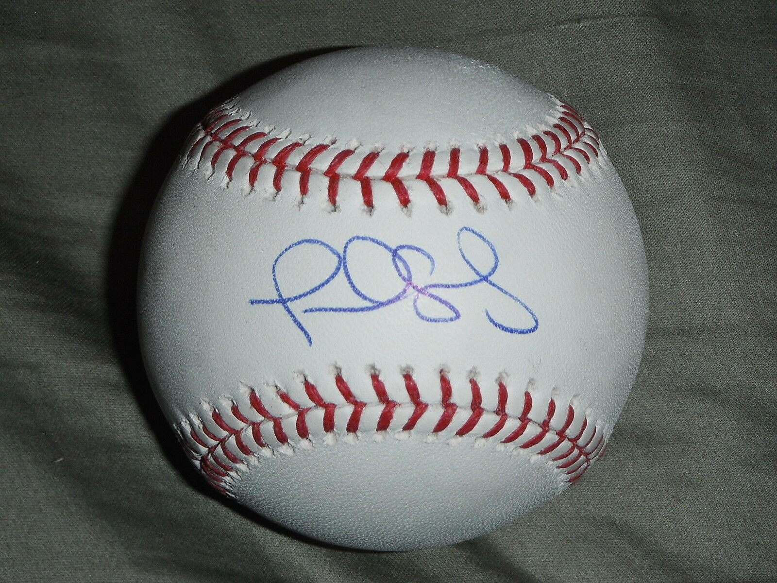 ATLANTA BRAVES FREDIE FREDI GONZALEZ SIGNED OML BASEBALL Collectible Memorabilia