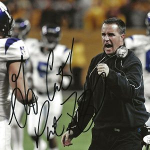 Pat Fitzgerald signed Northwestern Wildcats 8x10 photo autographed Cats JSA Collectible Memorabilia