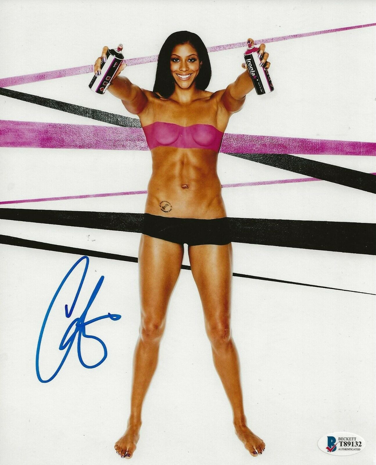 Candace Parker LA Los Angeles Sparks signed ESPN Body Issue 8x10 photo