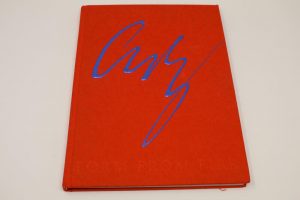 DALE CHIHULY SIGNED AUTOGRAPH & HAND PAINTED “FORM FROM FIRE” BOOK – RARE ARTIST  COLLECTIBLE MEMORABILIA