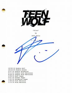 TYLER POSEY SIGNED AUTOGRAPH TEEN WOLF FULL PILOT SCRIPT – SCOTT MCCALL, RARE!  COLLECTIBLE MEMORABILIA