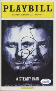 DANIEL CRAIG & HUGH JACKMAN “A STEADY RAIN” AUTOGRAPHS SIGNED BROADWAY PLAYBILL  COLLECTIBLE MEMORABILIA