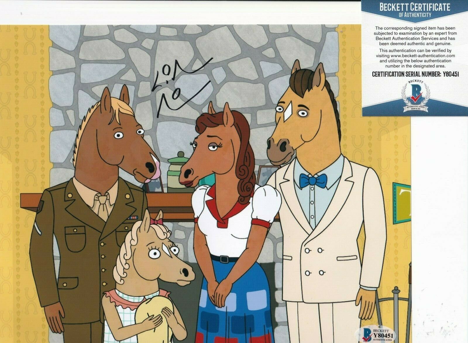 LINMANUEL MIRANDA signed (BOJACK HORSEMAN) 8X10 photo BECKETT BAS Y80451 Collectible LINMANUEL MIRANDA signed (BOJACK HORSEMAN) 8X10 photo BECKETT BAS Y80451 Collectible