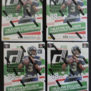 2020 Panini Donruss Football Cards Blaster Box Lot of 4 Sealed Brand New Tua Collectible Memorabilia
