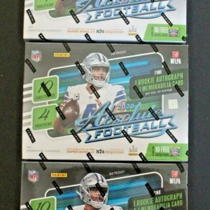 2020 Panini Absolute Football Cards Blaster Box Lot of 3 Sealed Brand New Collectible Memorabilia