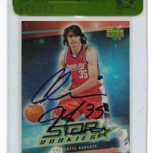 ZAGS ADAM MORRISON signed autographed 2006-07 UPPER DECK ROOKIE CARD RC BECKETT Collectible Memorabilia