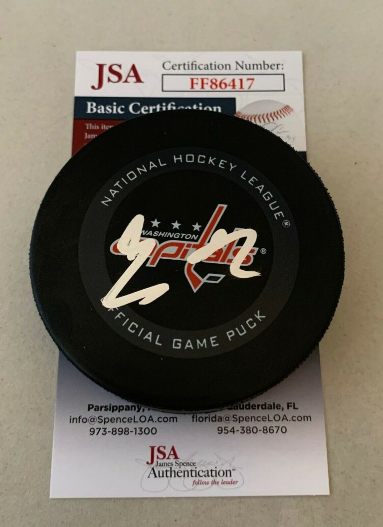 EVGENY KUZNETSOV SIGNED WASHINGTON CAPITALS GAME PUCK AUTOGRAPHED CAPS JSA  COLLECTIBLE MEMORABILIA