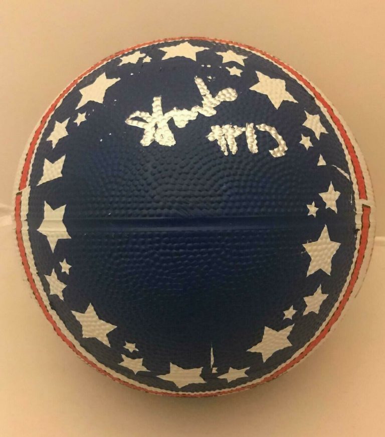 SYLVIA FOWLES MINNESOTA LYNX SIGNED TEAM USA MINI BASKETBALL BALL AUTOGRAPHED  COLLECTIBLE MEMORABILIA