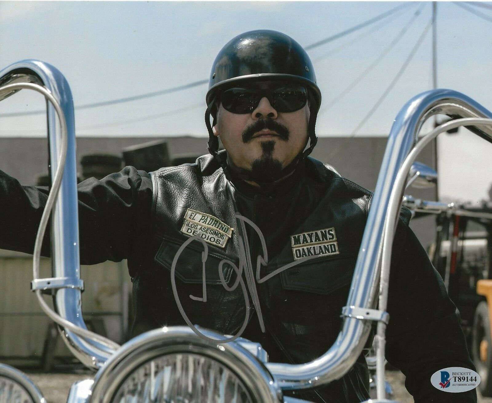 Emilio Rivera Sons of Anarchy signed Mayans M.C. 8x10 photo Alvarez BAS Beckett Collectible