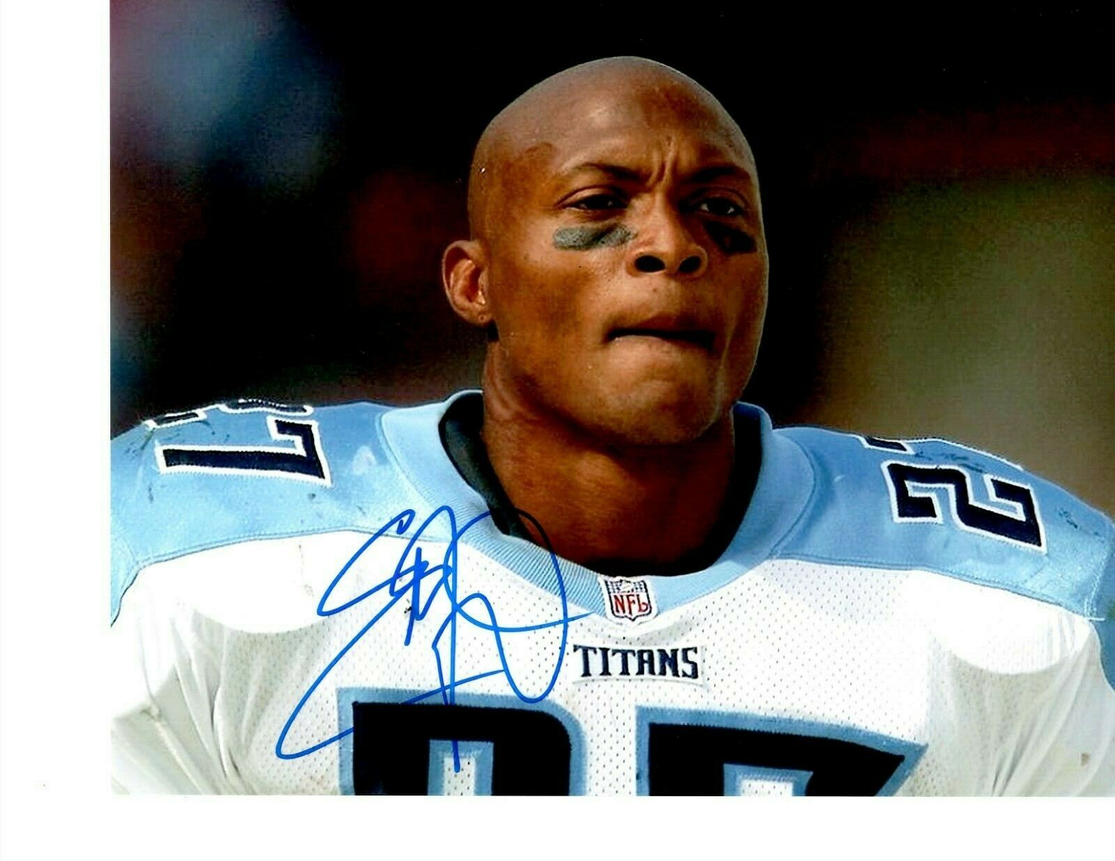 EDDIE GEORGE TENNESSEE TITANS SIGNED NO HELMET 8X10 Collectible ...