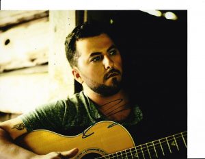 TYLER FARR SIGNED POSED WITH GUITAR 8X10  COLLECTIBLE MEMORABILIA