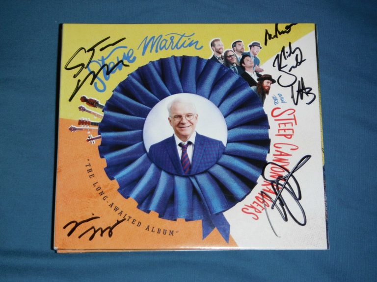 STEVE MARTIN + THE STEEP CANYON RANGERS SIGNED LONG AWAITED ALBUM CD COVER 2A  COLLECTIBLE MEMORABILIA