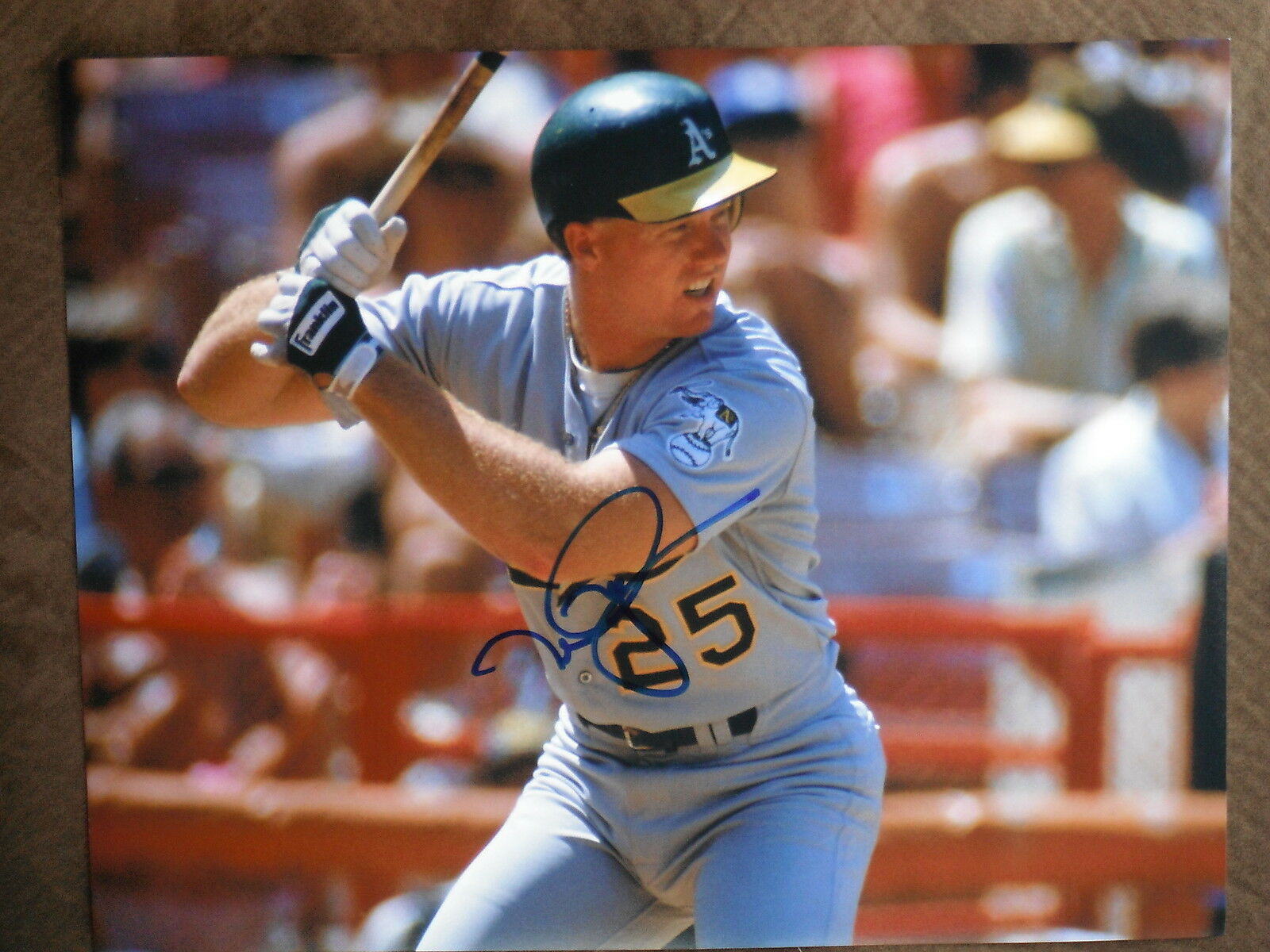 OAKLAND ATHLETICS MARK MCGWIRE SIGNED VINTAGE 11X14 Collectible ...