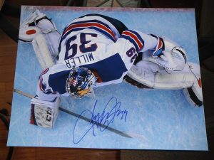 VANCOUVER CANUCKS RYAN MILLER SIGNED TEAM USA 11X14  COLLECTIBLE MEMORABILIA