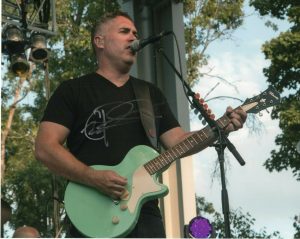 BARENAKED LADIES ED ROBERTSON SIGNED PLAYING GUITAR 8X10  COLLECTIBLE MEMORABILIA