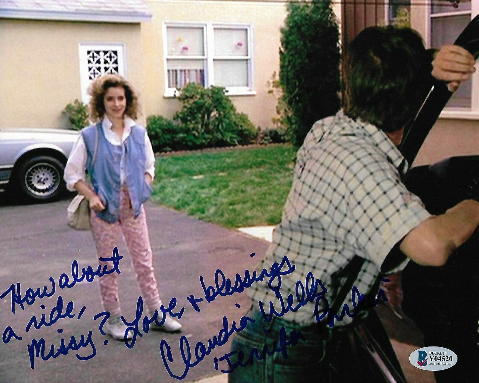 CLAUDIA WELLS AUTOGRAPHED SIGNED BACK TO THE FUTURE BAS COA 8X10 PHOTO ...