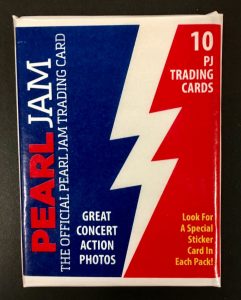 PEARL JAM 2018 OFFICIAL CHICAGO WRIGLEY FIELD PJ CONCERT TRADING CARDS PACK  COLLECTIBLE MEMORABILIA