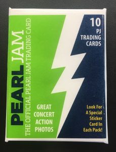 PEARL JAM OFFICIAL 2018 SEATTLE THE HOME SHOWS SEALED BASEBALL TRADING CARD PACK  COLLECTIBLE MEMORABILIA