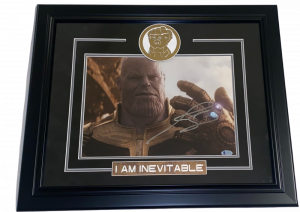 JOSH BROLIN THANOS SIGNED 11X14 FRAMED PHOTO THE AVENGERS MARVEL BECKETT COA A  COLLECTIBLE MEMORABILIA