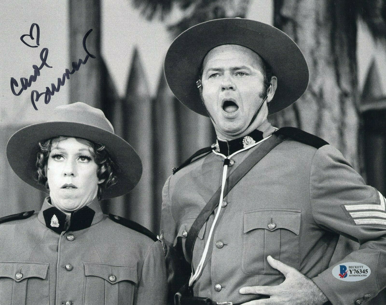 Carol Annie Carol Show Signed 8x10 Photo w/Beckett COA