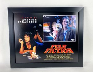 PULP FICTION QUENTIN TARANTINO AUTOGRAPHED SIGNED 16×20 FRAME DISPLAY ACOA  COLLECTIBLE MEMORABILIA