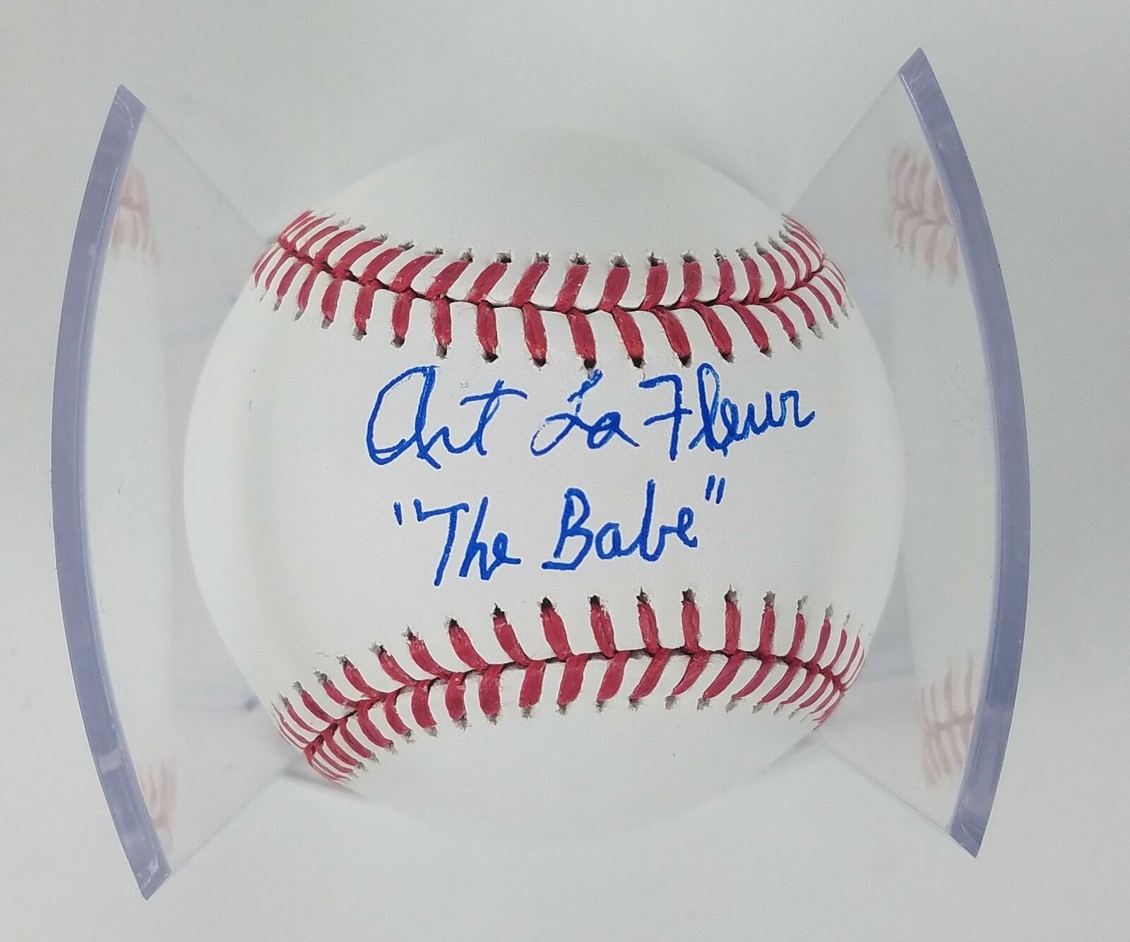 Art Lafleur Autographed Signed Romlb Baseball The Sandlot Babe Ruth Collectible Memorabilia