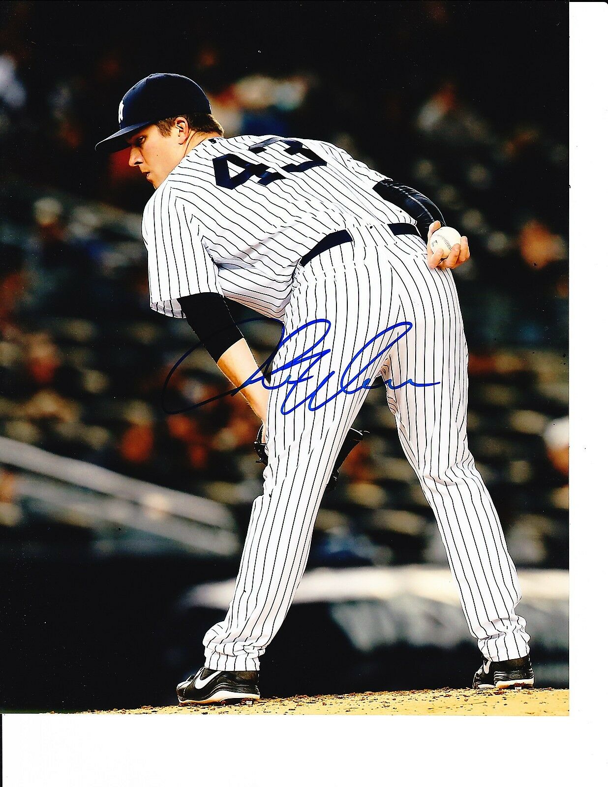 NEW YORK YANKEES ADAM WARREN SIGNED WIND UP 8X10 Collectible ...