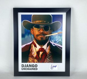 DJANGO UNCHAINED JAMIE FOXX AUTOGRAPH SIGNED 16×20 FRAME QUENTIN TARANTINO ACOA  COLLECTIBLE MEMORABILIA