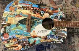 JIMMY BUFFETT SIGNED AUTOGRAPH CUSTOM 1/1 GIBSON EPIPHONE ACOUSTIC GUITAR RARE C  COLLECTIBLE MEMORABILIA