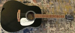 JIMMY BUFFETT SIGNED AUTOGRAPH NEW BLACK GIBSON EPIPHONE ACOUSTIC GUITAR RARE  COLLECTIBLE MEMORABILIA