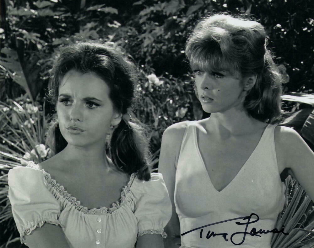 Tina Louise Signed Autograph 8x10 Photo Gilligans Island Ginger W Dawn Wells Collectible 