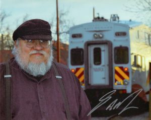 GEORGE RR MARTIN SIGNED AUTOGRAPH 8X10 PHOTO – GAME OF THRONES WRITER & CREATOR  COLLECTIBLE MEMORABILIA