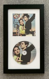 LANA DEL RAY SIGNED AUTOGRAPH NORMAN ROCKWELL FRAMED CD DISPLAY – READY TO HANG!  COLLECTIBLE MEMORABILIA
