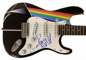ROGER WATERS PINK FLOYD SIGNED FULL SIZE CUSTOM ELECTRIC GUITAR AUTOGRAPH BAS  COLLECTIBLE MEMORABILIA